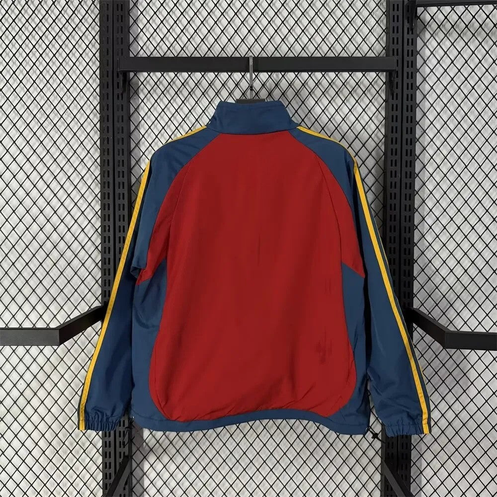 Spain Retro Windbreaker -  Blue Red Edition