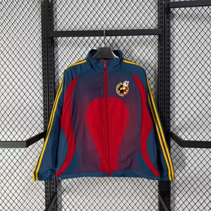 Spain Retro Windbreaker -  Blue Red Edition